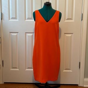 Lauren Ralph Lauren Orange Slip Dress 6